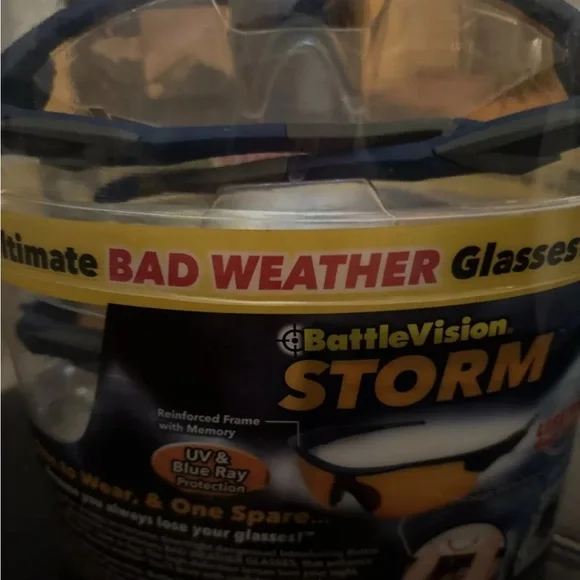 Battlevision Storm Glare-Reduction Glasses As Seen On TV by BulbHead New(012) - Picture 3 of 3